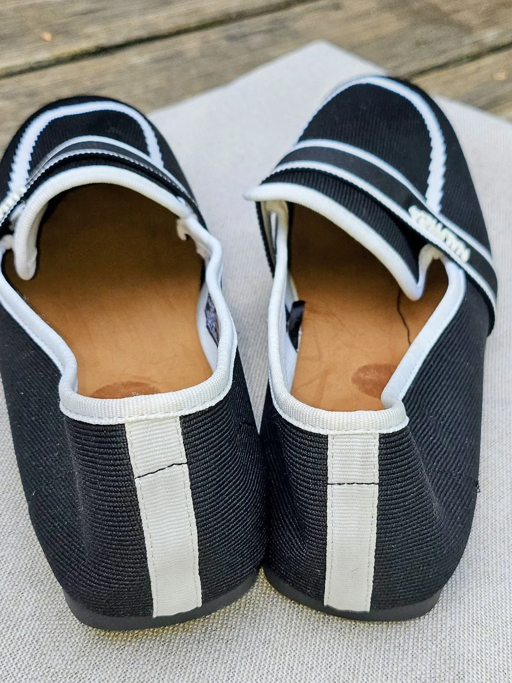 Nautica Women’s Black Slip-On Loafers